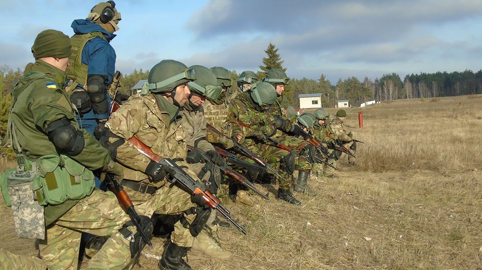 Бригада легкої піхоти Національної гвардії України на тренуванні