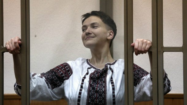 Надія Савченко в російському суді. Фото socportal.info