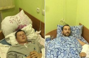 Александров і Єрофєєв у госпіталі в Києві