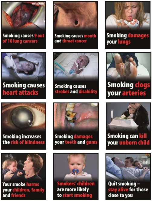 warning pictures on cigarette packets in the EU - попереджувальні малюнки на пачках цигарок ЄС - про хвороби deseas 1