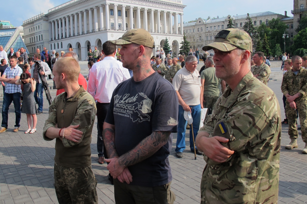 ДУК Правий сектор - прощання 14 червня 2016 на Майдані із загиблими (4)