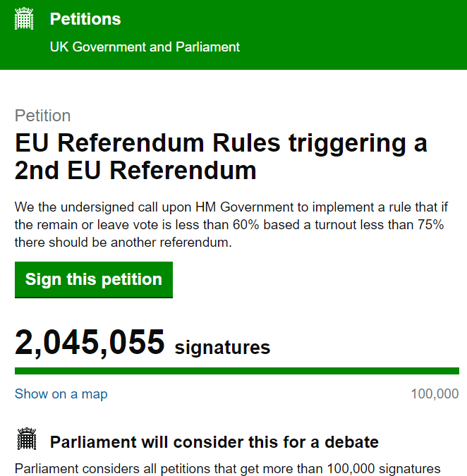 petition Brexit