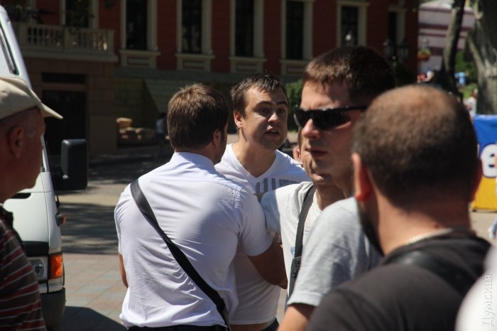 Надія Савченко в Одесі 3 протест
