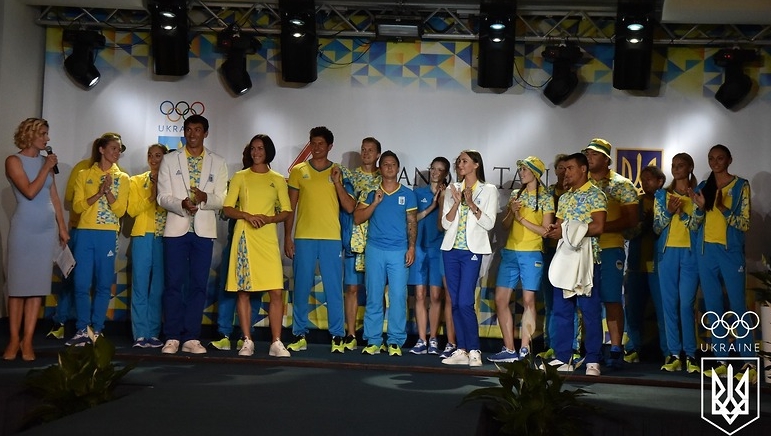 Уніформа збірної України на Олімпіаді в Ріо-2016. Фото: НОК