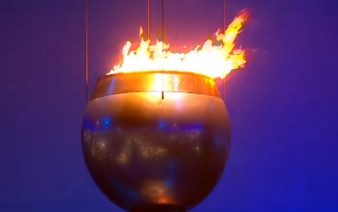 Olympic Rio opening ceremony Flame 2