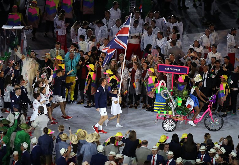 Olympic Rio opening ceremony Great Britain