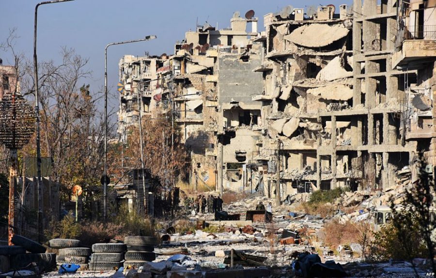 "Русский мир" прийшов до Сирії: Aleppo's Bustan al-Basha neighborhood