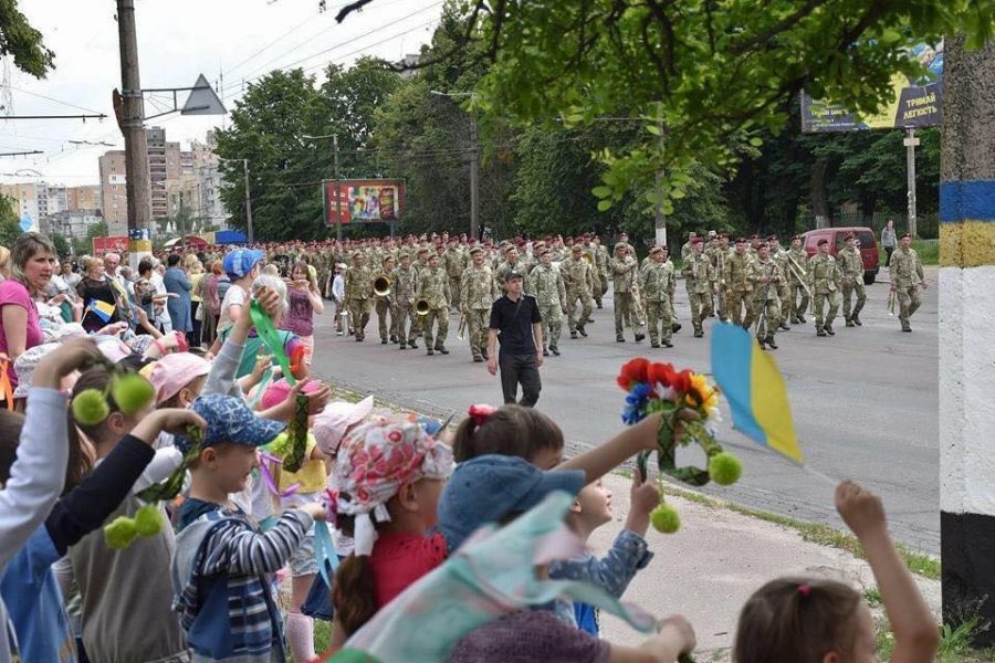 95 бригада в Житомирі - парад 2