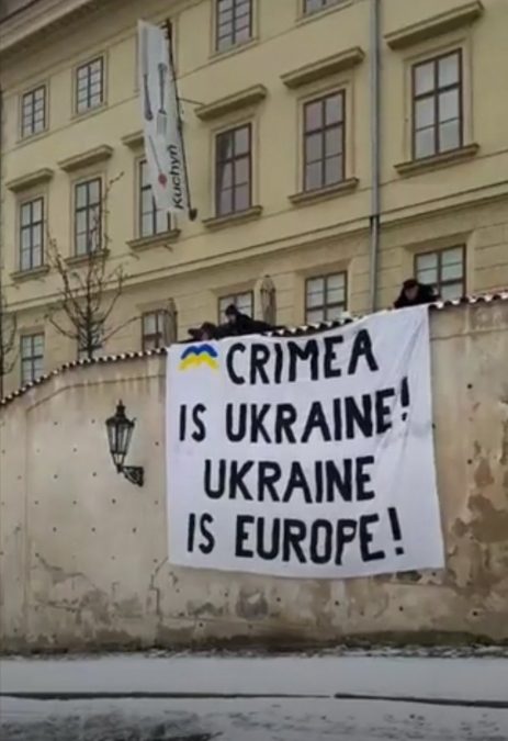 Прага - акція Крим це Україна _4