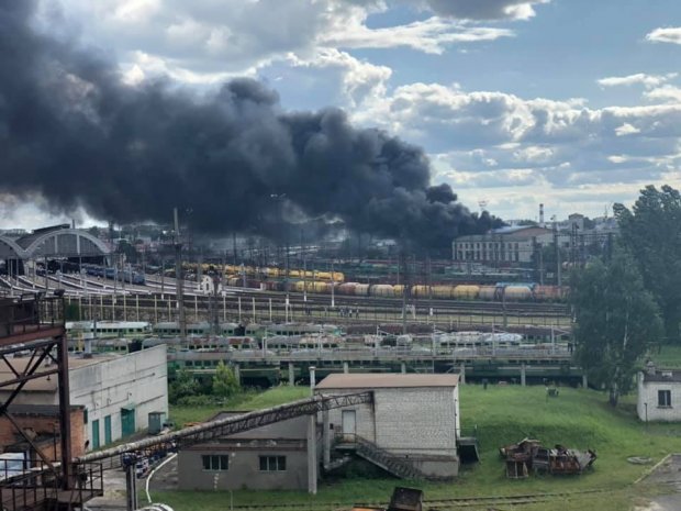 Львівський вокзал пожежа