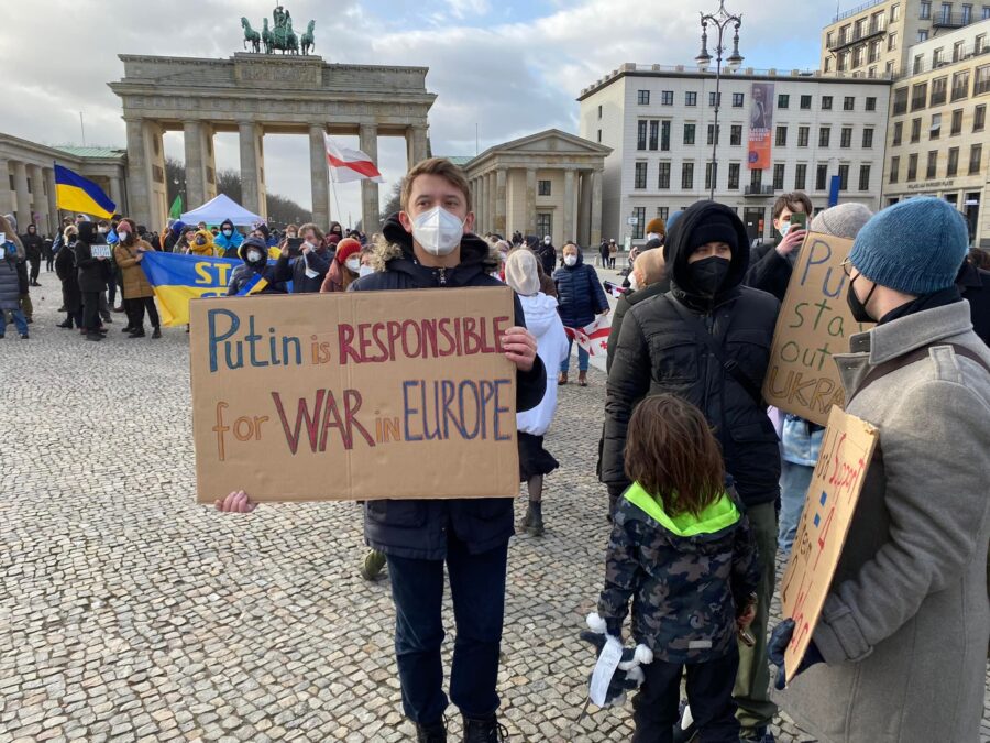 Демонстрація Війна не має кордонів - Берлін_1