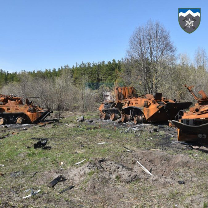 бронетехніка росіян знищена 10 огшбр ЗСУ