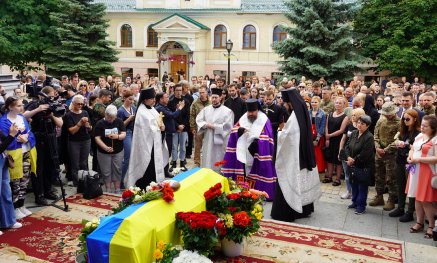 похорон Романа Ратушного - Михайлівський Золотоверхий собор