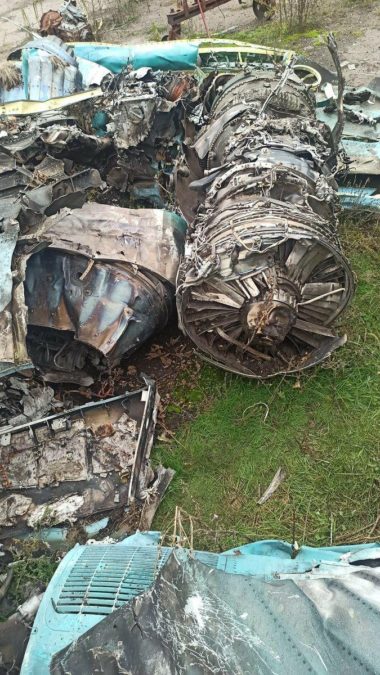Залишки збитого російського Су-34 (RF-81852, 09 червоний) у районі звільненого Лимана_1