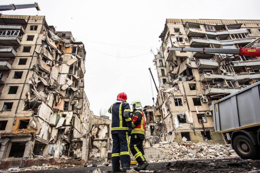 руйнування будинку в м. Дніпро - ракетний удар 14-01-2023 - ранок 17-01-2023
