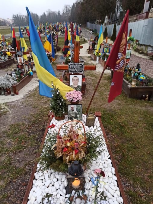 Львів - Марсове поле - поховання загиблих на війні з Росією - січень 2023_3