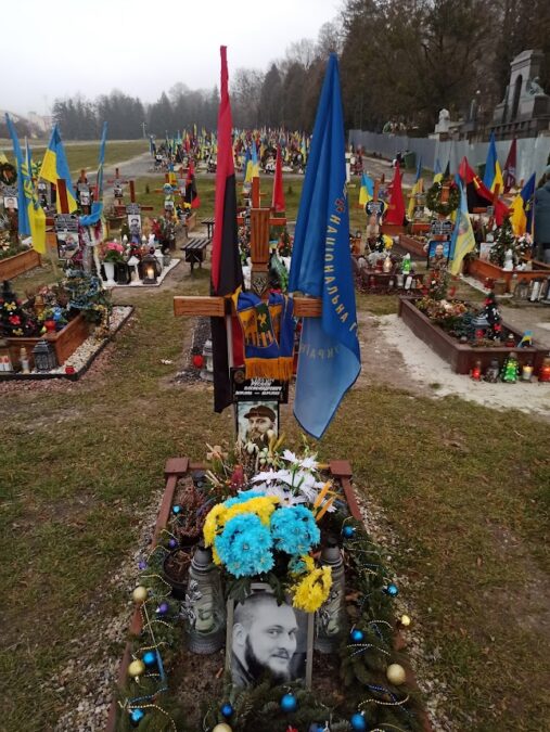 Львів - Марсове поле - поховання загиблих на війні з Росією - січень 2023_4
