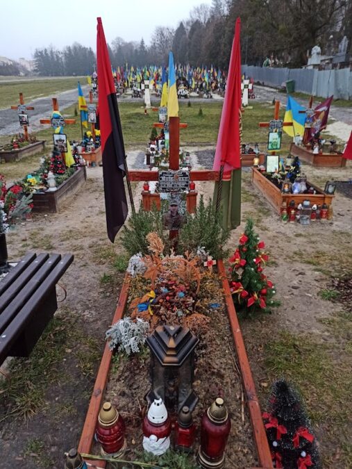 Львів - Марсове поле - поховання загиблих на війні з Росією - січень 2023_8