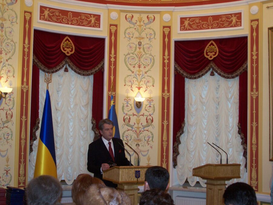 22-01-2009 - - президент Віктор Ющенко в Батурині (1)