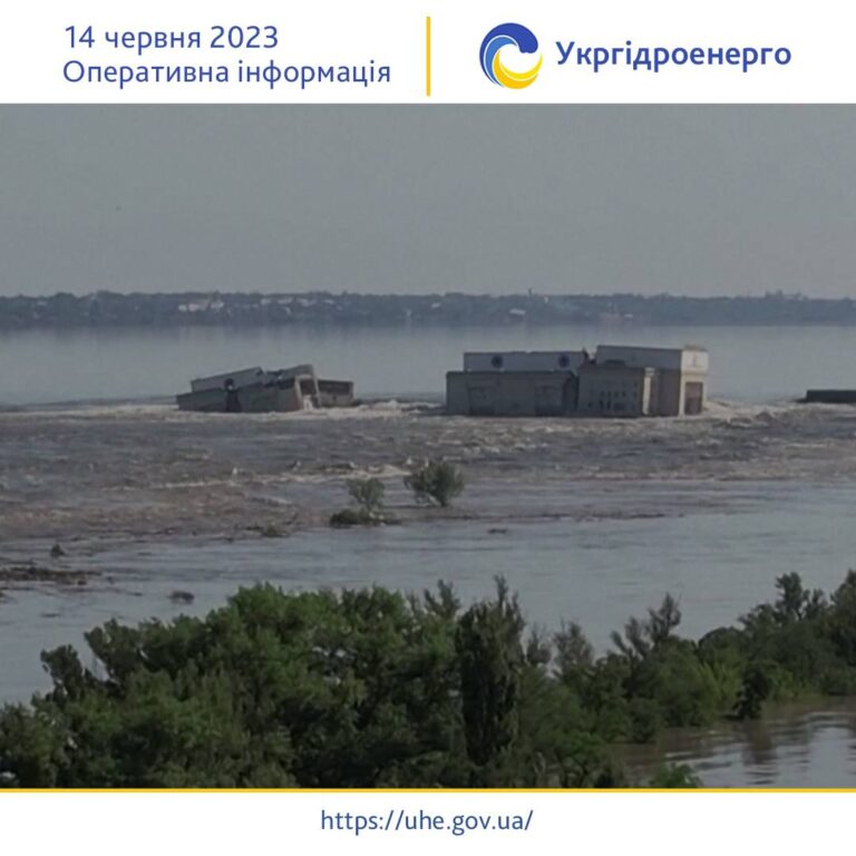 Каховське водосховище вже втратило 70% води, – Укргідроенерго
