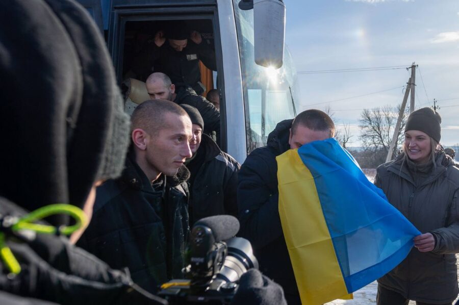 Обмін 31 січня, фото з ТГ президента України1