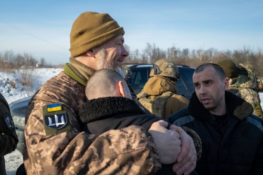 Обмін 31 січня, фото з ТГ президента України2