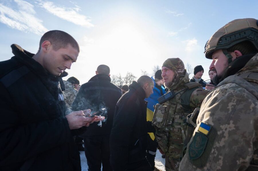 Обмін 31 січня, фото з ТГ президента України5