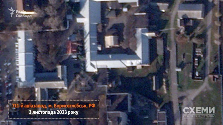 супутникові знімки удару по авіазаводу у воронезькій бласті -2
