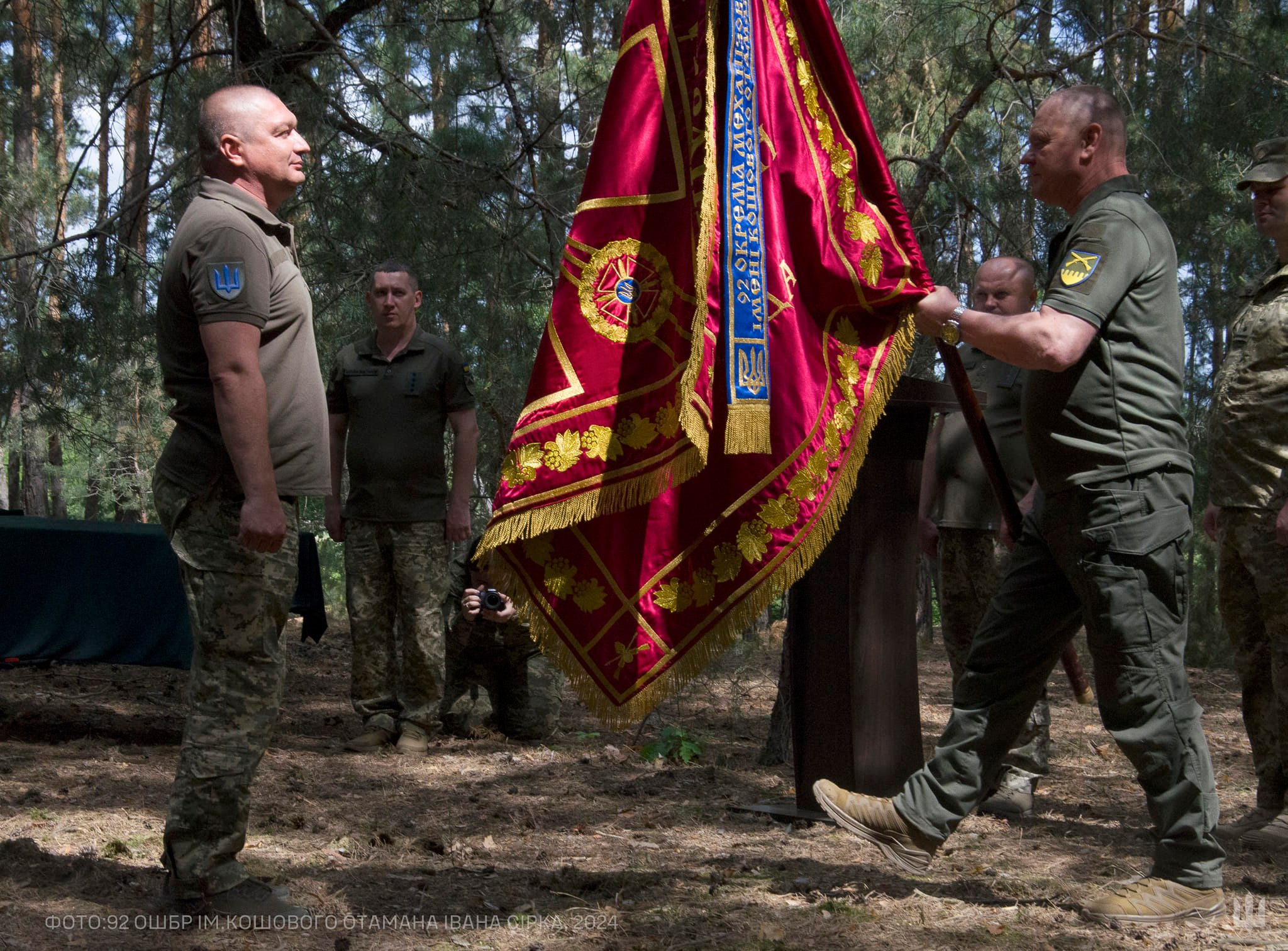 У 92 ошбр – зміна комбрига. Тепер її очолює Володимир Коробка