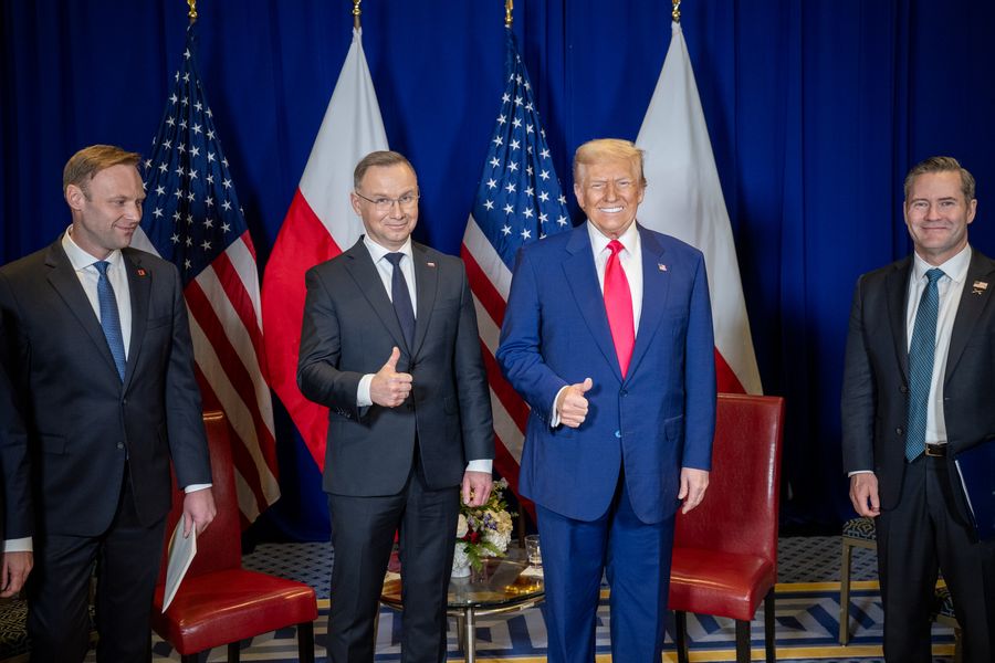 Президент Польщі Анжей Дуда і президент США Дональд Трамп. Фото: Білий дім