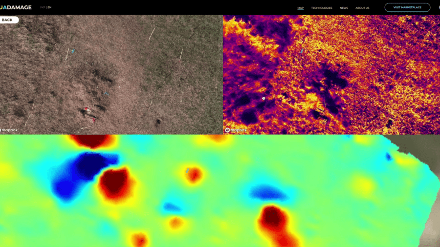 Дрон UADamage , оснащений технологією ШІ, дозволяє дослідити заміновану територію в 100 разів швидше, ніж це робить сапер_4