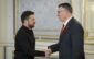 Президент України Володимир Зеленський і міністр закордонних справ Ізраїлю Гідеон Саар