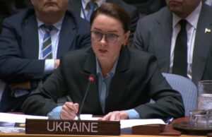 Прем’єр-міністрка України Юлія Свириденко в Радбезі ООН 29 серпня 2025 року. Фото: Укрінформ