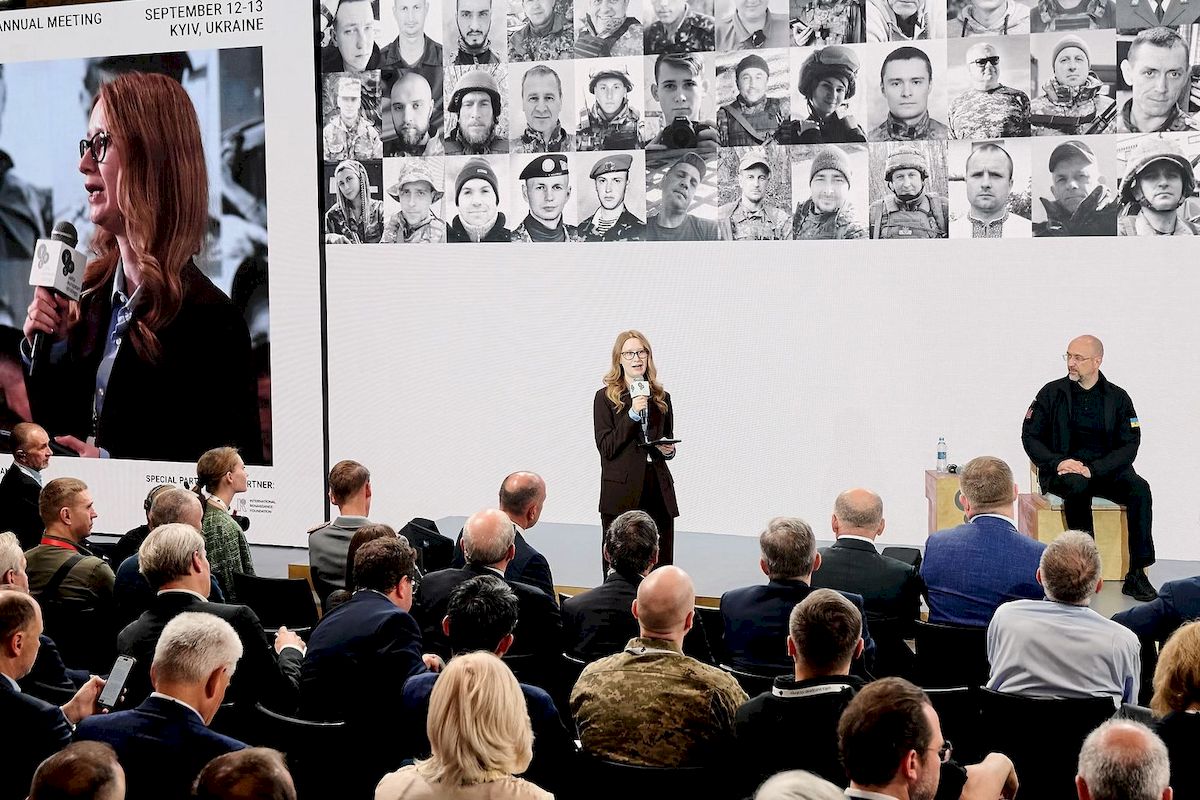 Голова бюджетного комітету Верховної Ради Роксолана Підласа під час конференції Yalta European Strategy