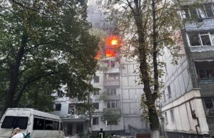 Наслідки удару росіян по Дніпру 20 вересня 2025 року. Фото: ТГ Сергія Лисака