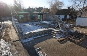 Зруйнований внаслідок удару РФ 1 січня 2024 року музей Романа Шухевича у Львові. Фото: Львівська міськрада