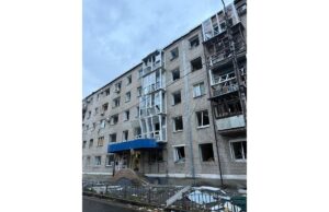 Наслідки удару по центру Слов'янська 4 жовтня 2025 року. Фото: ФБ Слов'янської МВА