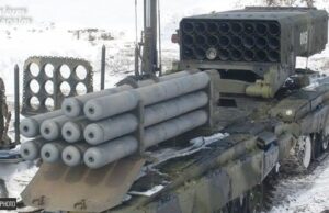 Заряджання ТОС-1 термобаричними снарядами. Фото з мережі