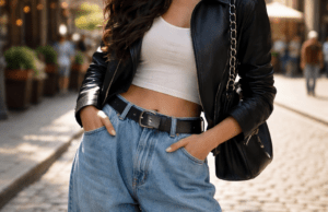 жіночі джинси баггі з чим носити
