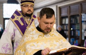 Ілля Богданов під час хіротонії. Фото: ilya.bogdanov.ua / Instagram