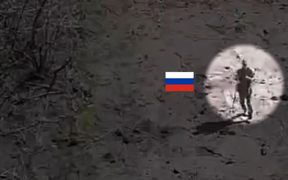 удар по російських військових поблизу часового яру