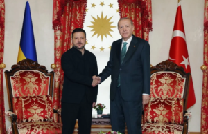 Президент України Володимир Зеленський і президент Туреччини Реджеп Таїп Ердоган під час зустрічі в Стамбулі 31 жовтня 2026 року. Фото: X / trpresidency